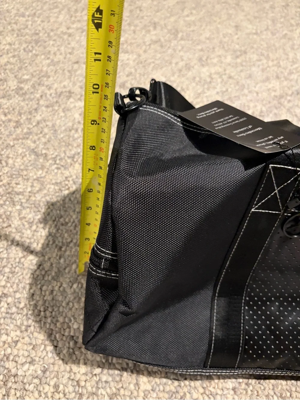 Mercedes Benz Black Duffel/Overnight Bag